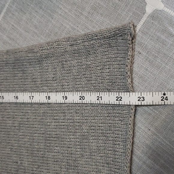 JOHN+JENN Braided Sleeve Sweater,Color Gray, Size S - Picture 12 of 16